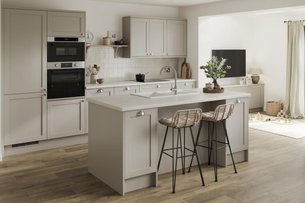 Howdens Alendale Kitchen Fitting Service. www.completepropertyrenovations.co.uk